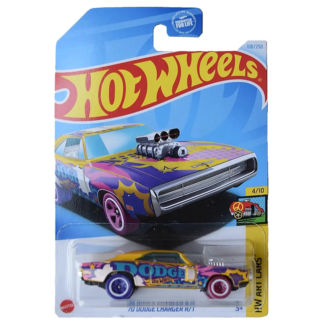 70 Dodge Charger R/T - Art Cars 4/10 - Hot Wheels