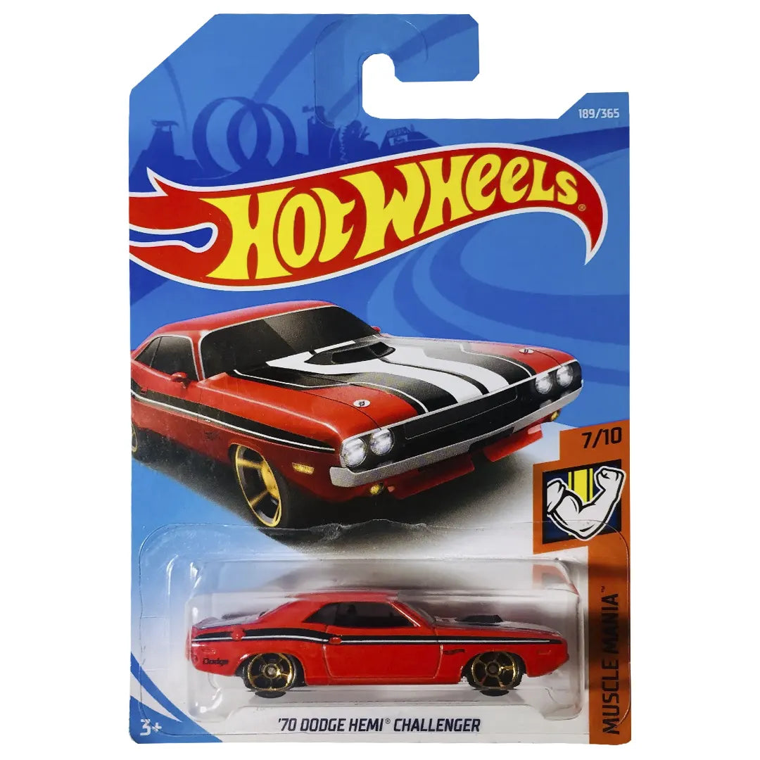 70 Dodge Hemi Challenger - Muscle Mania 7/10 - Hot Wheels