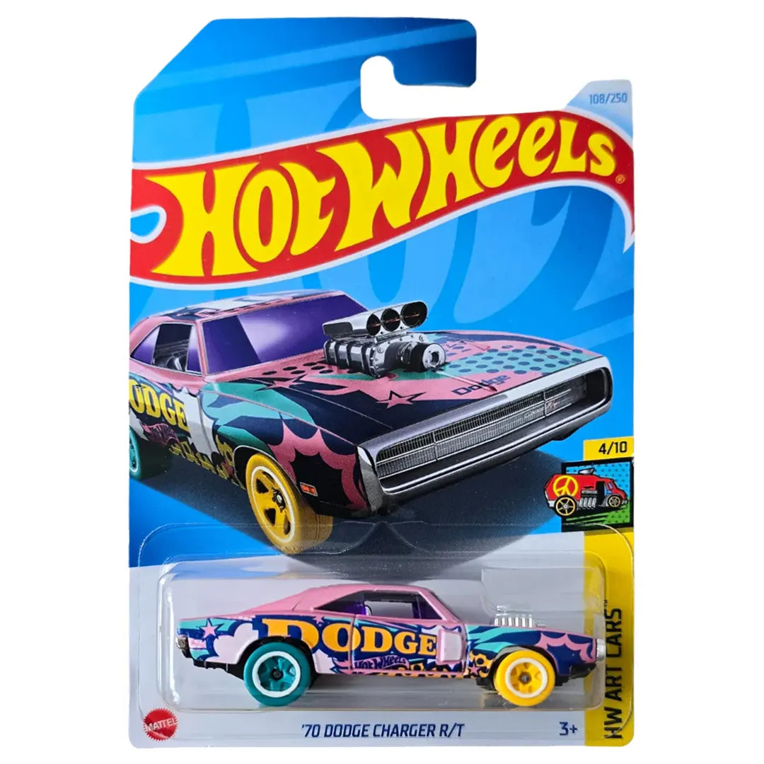 70 Dodge Charger R/T - Art Cars 4/10 - Hot Wheels