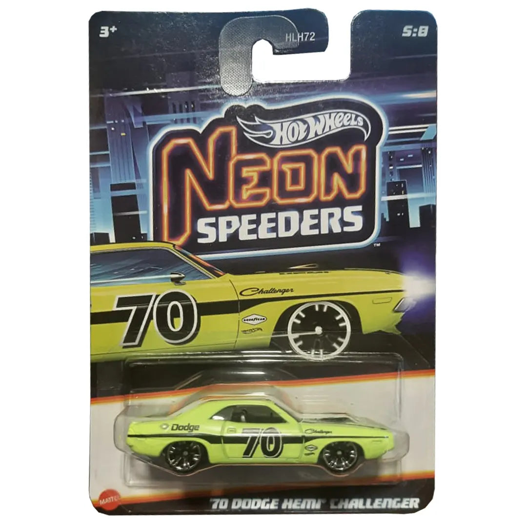 70 Dodge Hemi Challenger - Neon Speeders 5/8 - Hot Wheels