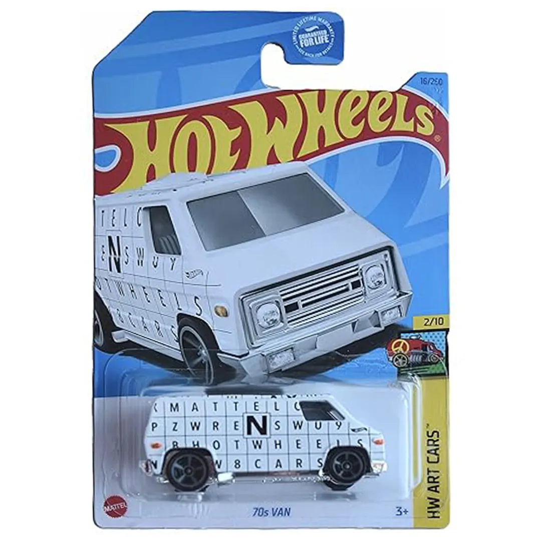 70s Van - Art Cars 2/10 - Hot Wheels