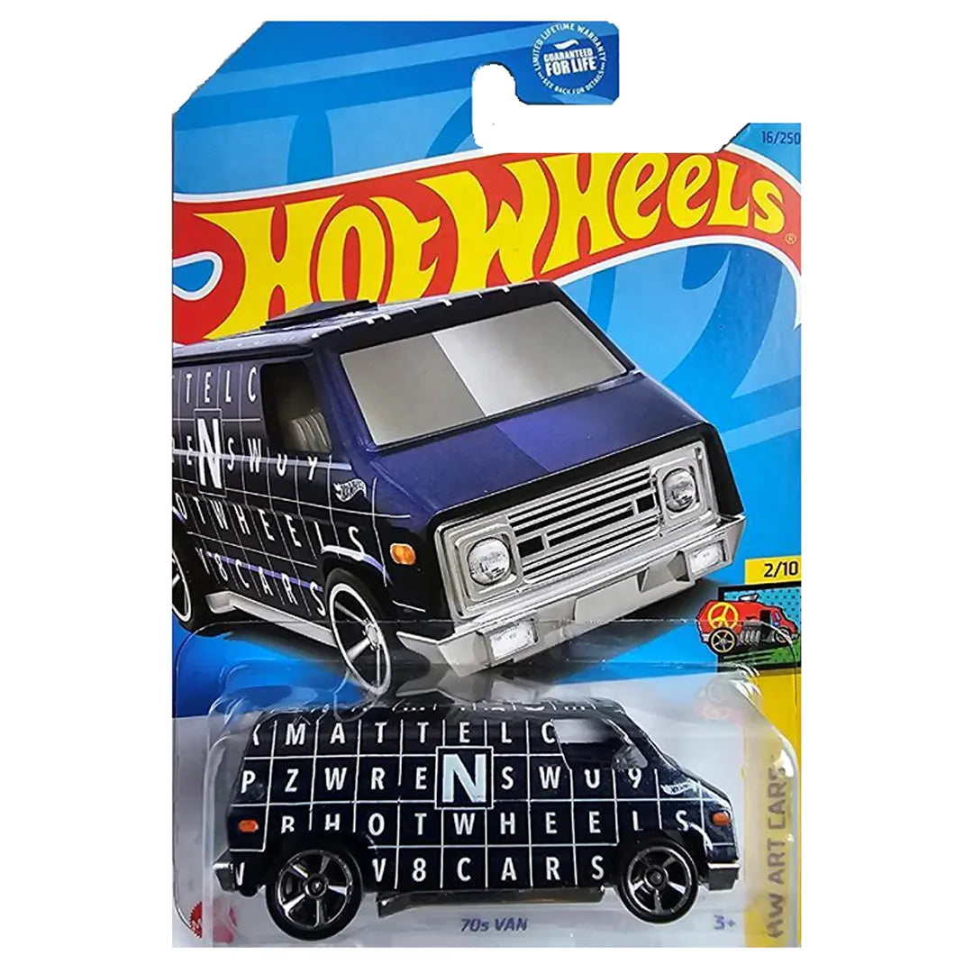70s Van - Art Cars 2/10 - Hot Wheels