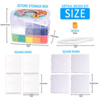 Pack PRO 5mm - 22.000 Piezas - 20 Colores - 4 Placas