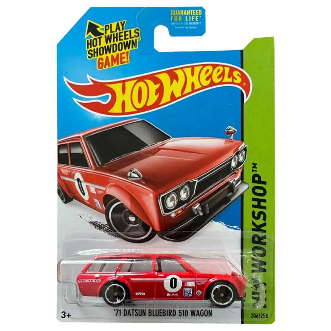 71 Datsun Bluebird 510 Wagon - Workshop 206/250 - Hot Wheels