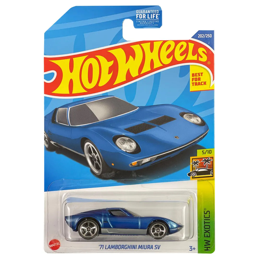 71 Lamborghini Miura SV - Exotics 5/10 - Hot Wheels