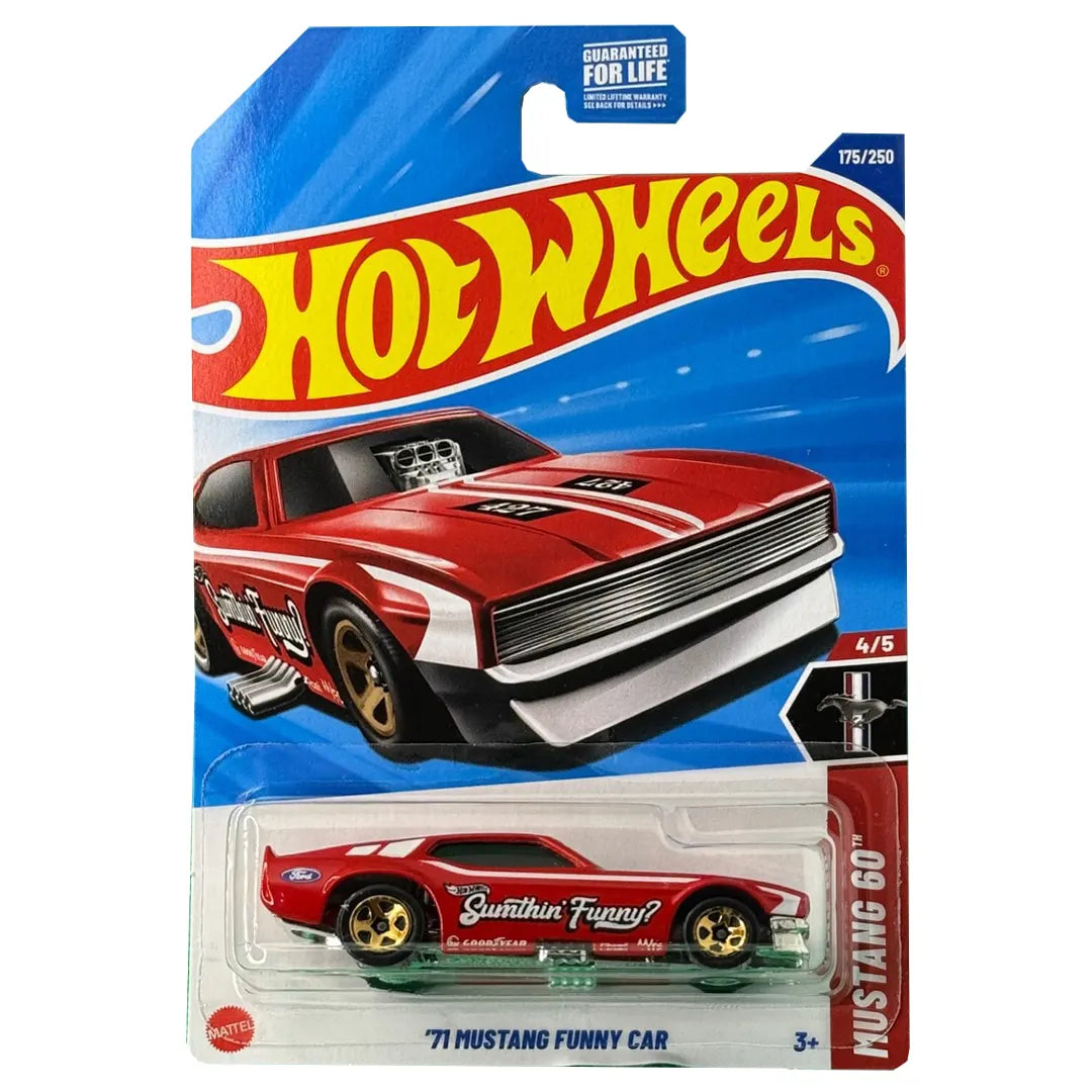 71 Mustang Funny Car - Mustang 60 4/5 - Hot Wheels