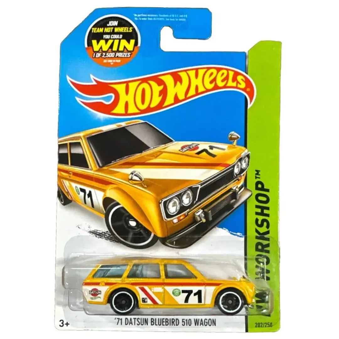 71 Datsun Bluebird 510 Wagon - Workshop 202/250 - Hot Wheels