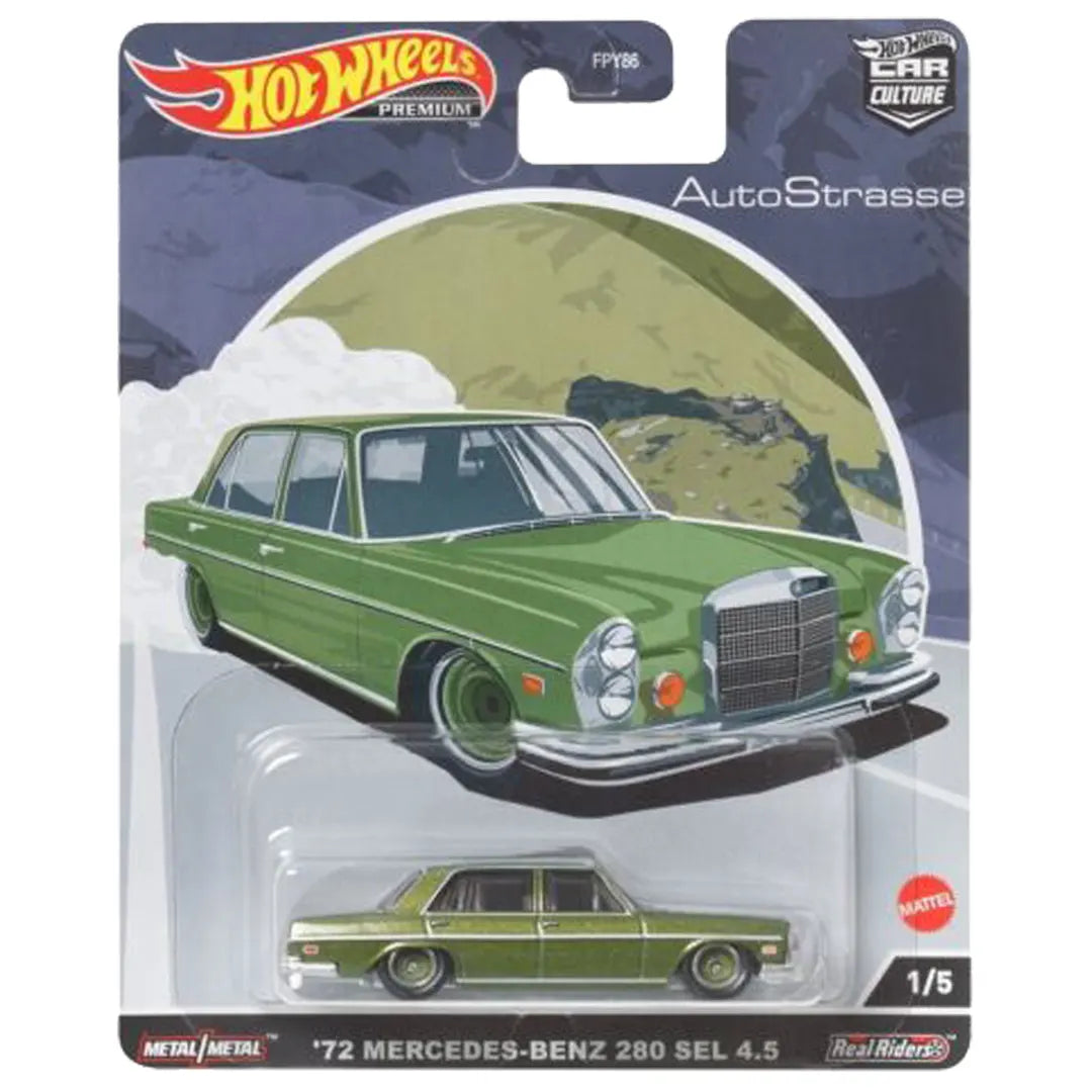 72 Mercedes Benz 280 Sel 4,5 - AutoStrasse 1/5 - Hot Wheels