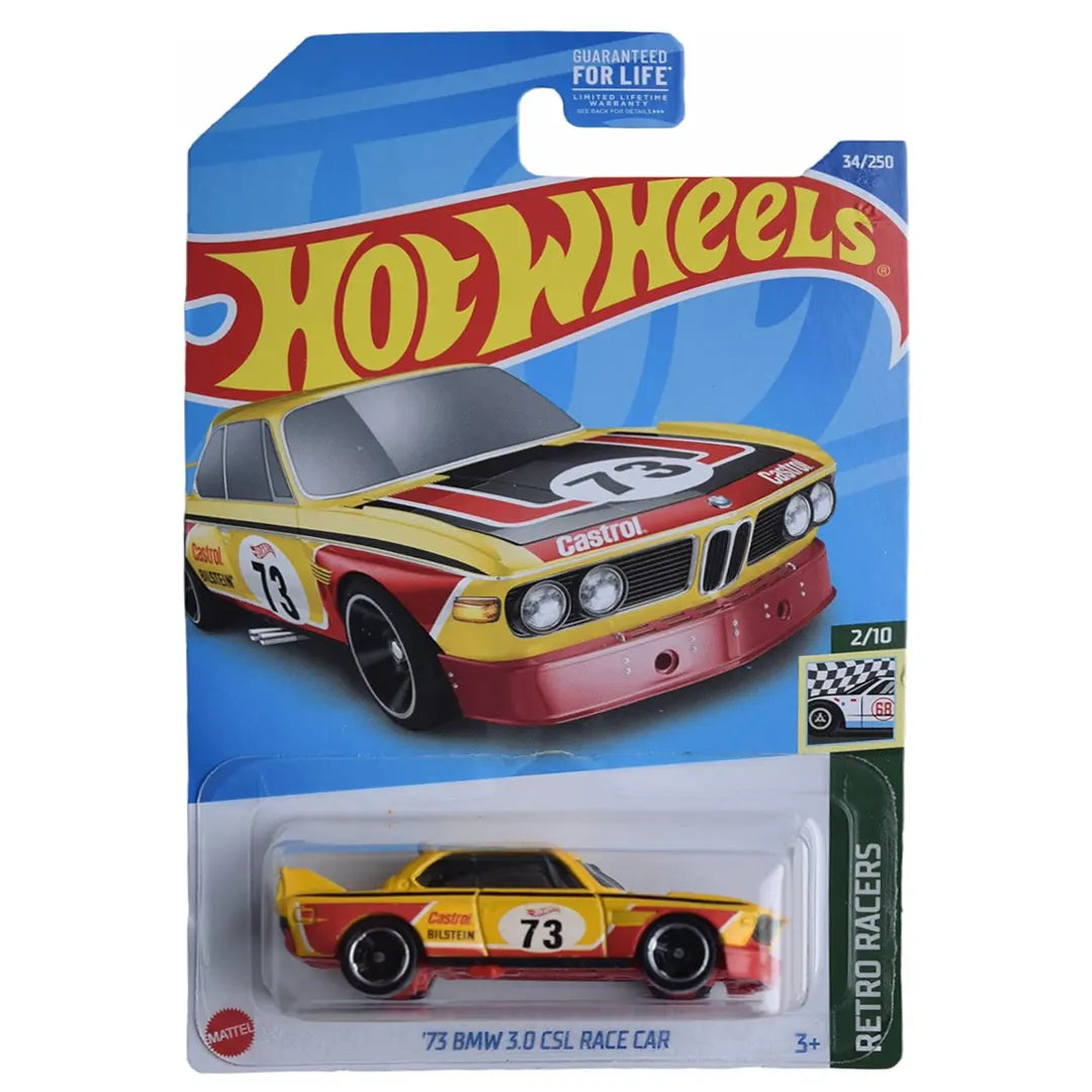 73 BMW 3,0 Csl Race Car - Retro Racers 2/10 - Hot Wheels