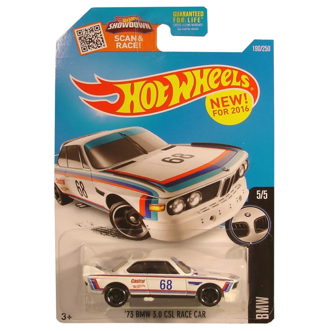 73 Bmw 3,0 CSL Race Car - BMW 5/5 - Hot Wheels