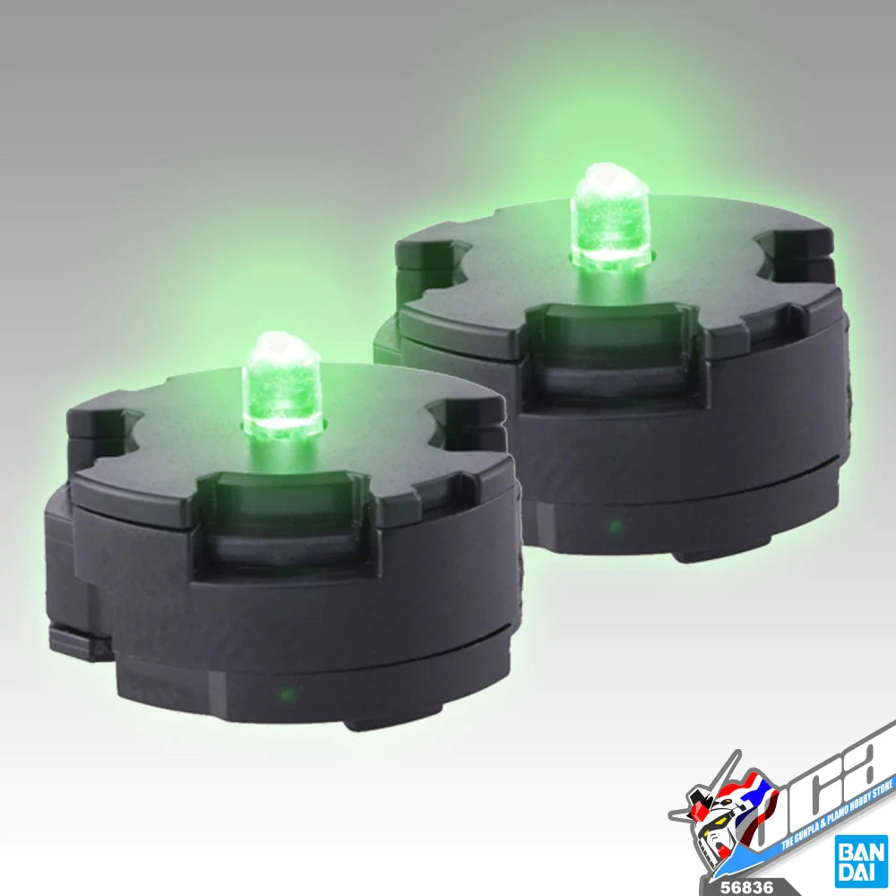 LUZ CS SUPPORT PARTS 2 LED UNIT SET GREEN - Herramientas y Accesorios - Mr. Hobby - Bandai