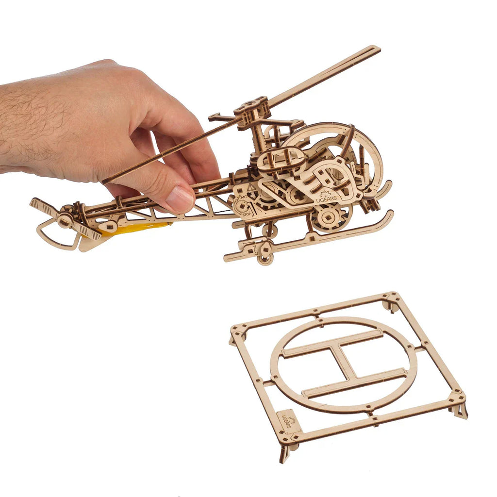 Mini Helicopter - Maqueta de Madera - Ugears