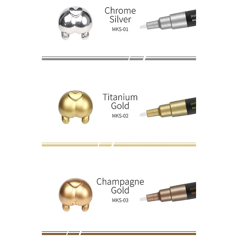 Marcadores Super Metallic Punta Intercambiable - Markers - Dspiae
