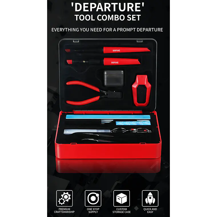 Kit completo de herramientas Departure - Herramientas Model Kit - Dspiae