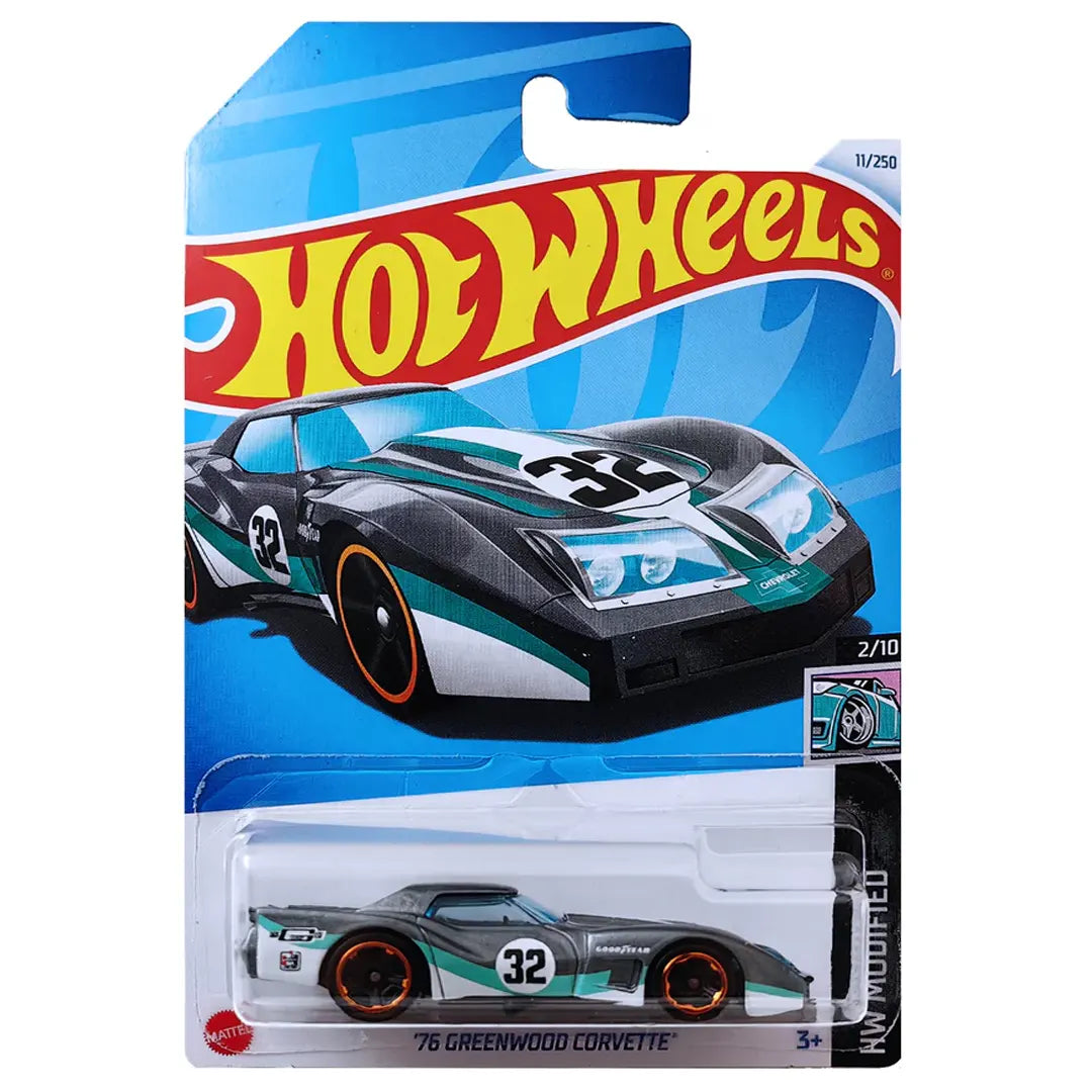 76 Greenwood Corvette - Modified 2/10 - Hot Wheels