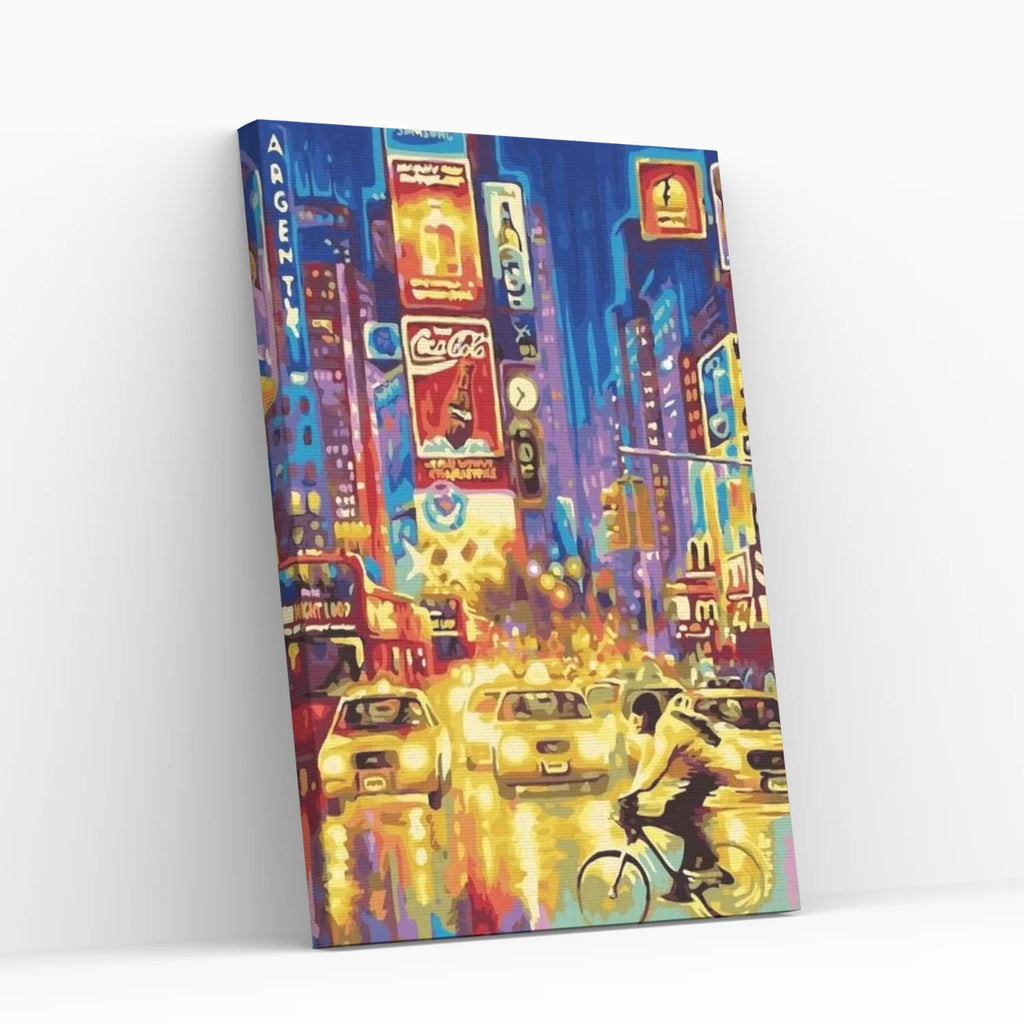 Nueva York Urbano 40x50 cm - Pinturas por Número con Bastidor