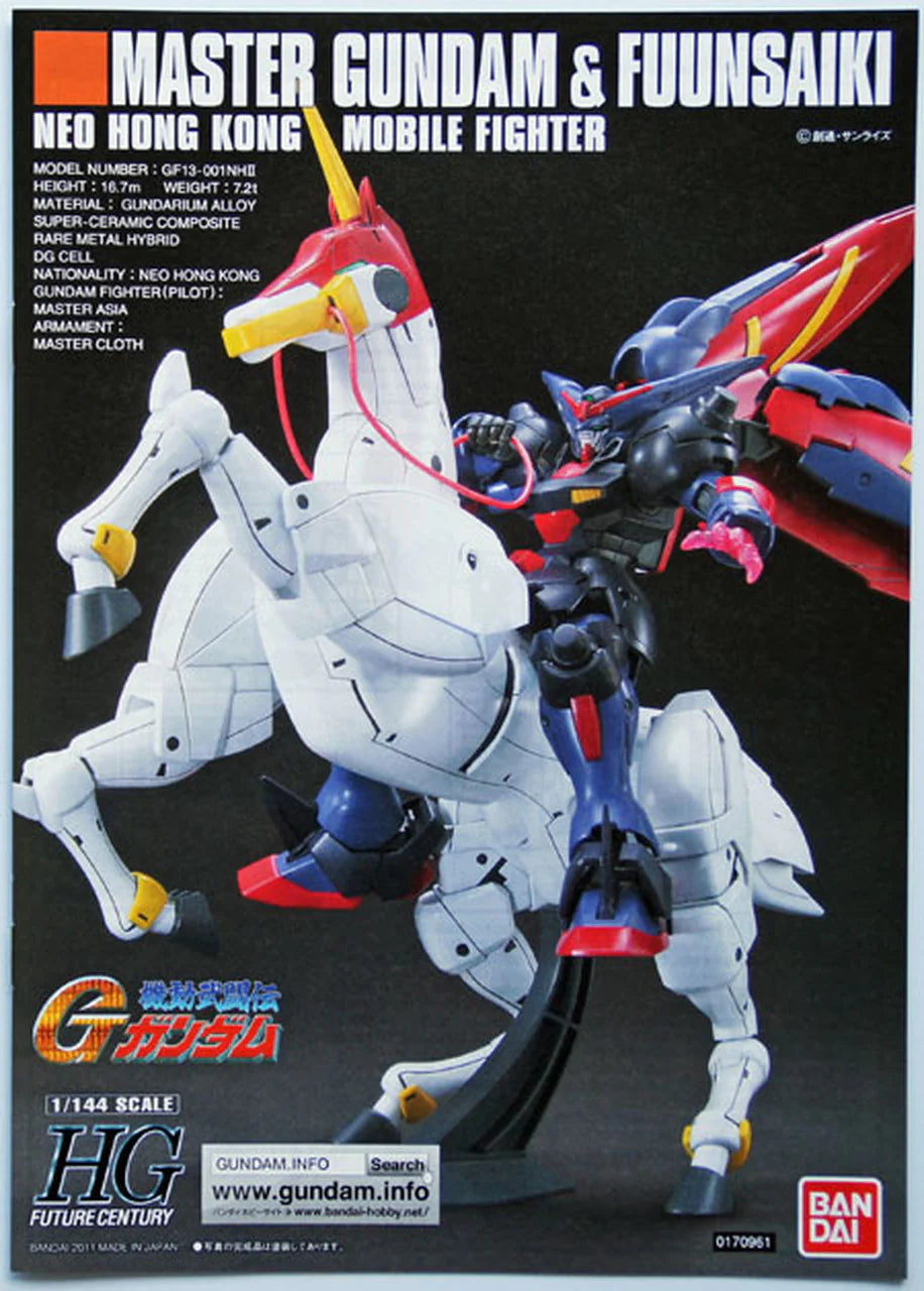HGFC 1/144 MASTER GUNDAM & FUUNSAIKI - Model Kit Articulado - Bandai