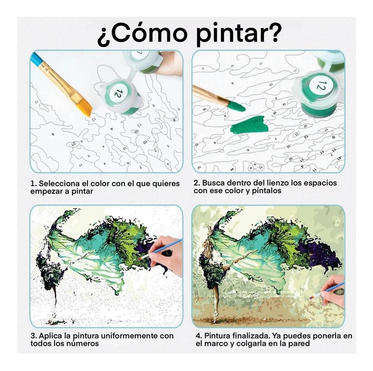 Nueva York Urbano 40x50 cm - Pinturas por Número con Bastidor