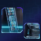 Cubierta Acrilica - Caja Exhibidora - Grande - Multibandeja de Apertura Horizontal - 27 x 22 x 36cm