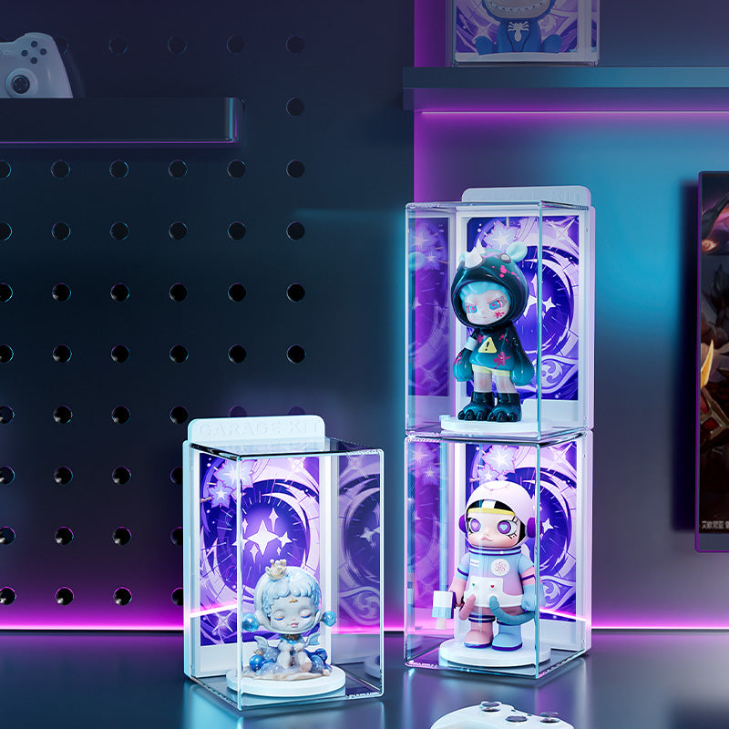 Cubierta Acrilica Pequeña - 7.3 x 7.8 x 12 cm - Caja Exhibidora Apilable Individual