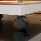 Cubierta Acrilica LED 2 Niveles - Caja Exhibidora - Grande - Multibandeja de Apertura Vertical - 29.3 x 25.4 x 87.9