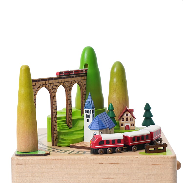 Caja Musical - MOUNTAIN TRAIN - Wooderful Life