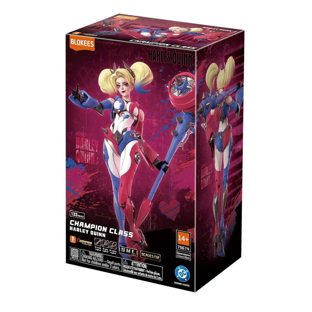 Harley Quinn - DC - Champion Class 04 - Model Kit Articulado - BLOKEES
