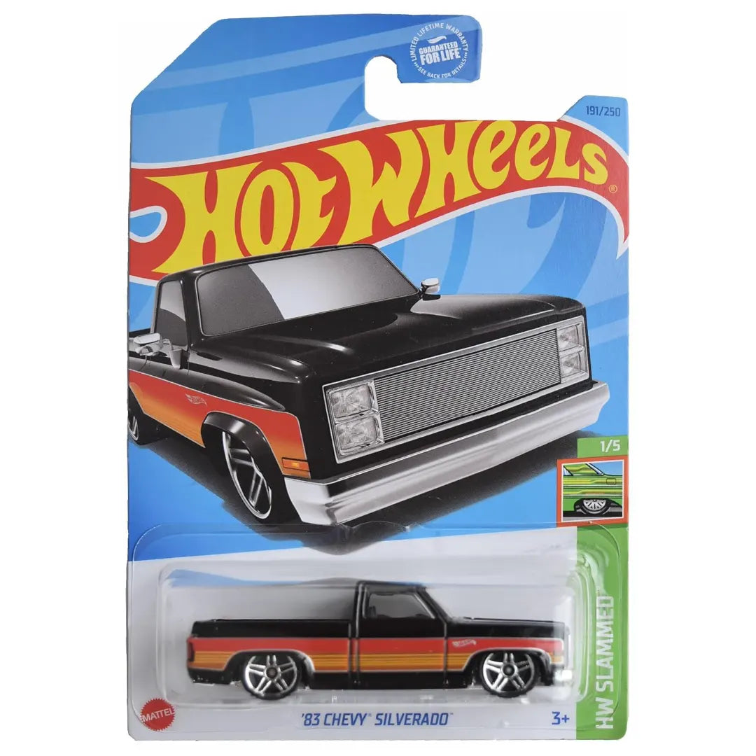 83 Chevy Silverado - Slammed 1/5 - Hot Wheels