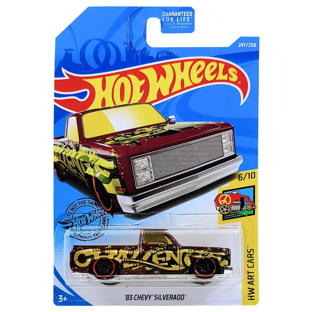 83 Chevy Silverado - Art Cars 6/10 - Hot Wheels