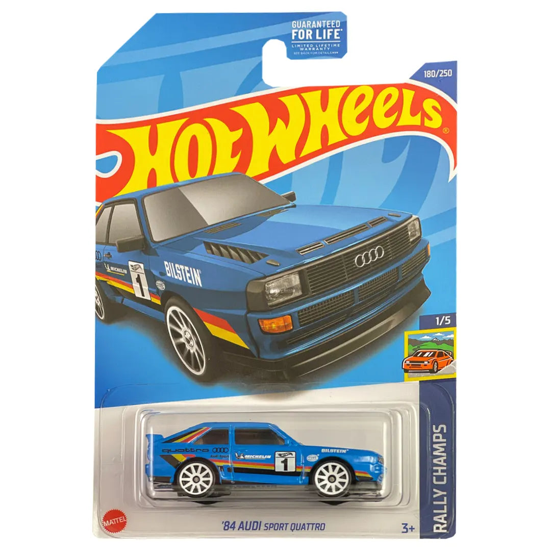 84 Audi Sport Quattro - Rally Champs 1/5 - Hot Wheels