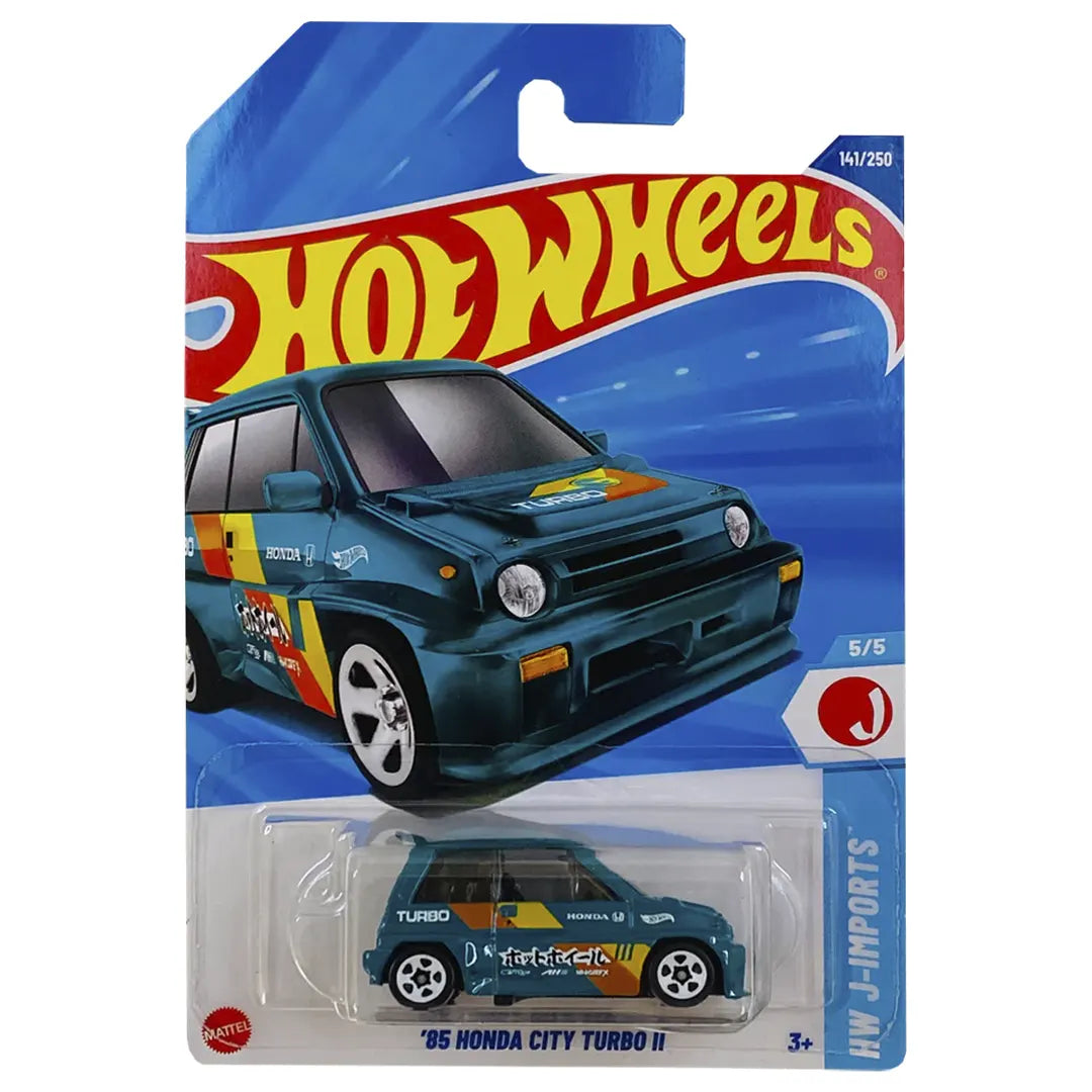 85 Honda City Turbo II - J-Imports 5/5 - Hot Wheels