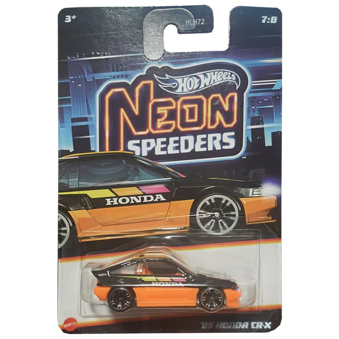 85 Honda CR-X - Neon Speeders 7/8 - Hot Wheels