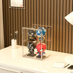 Cubierta Acrilica - Caja Exhibidora - Grande - Multibandeja de Apertura Vertical - 30 x 25 x 40cm