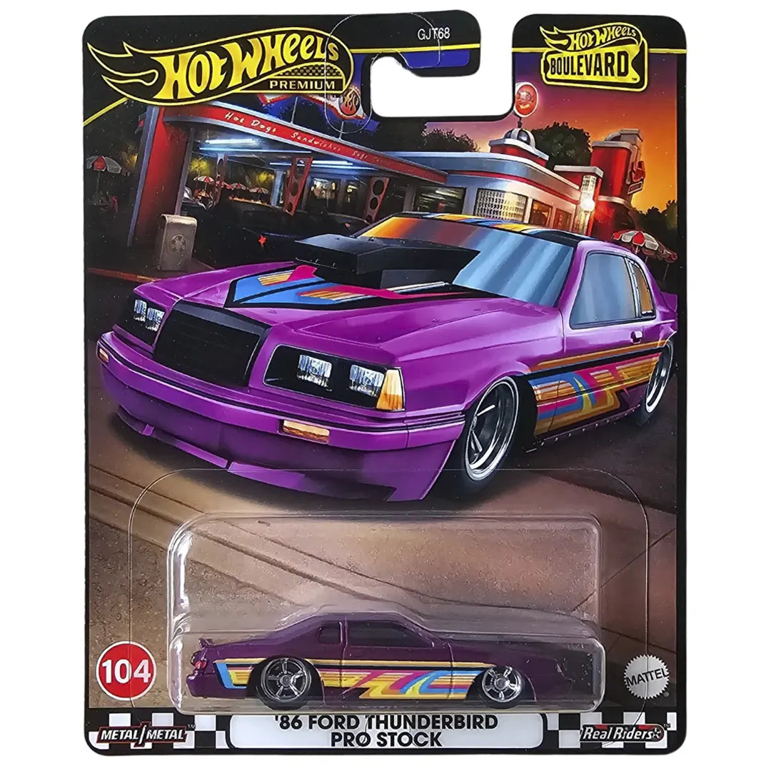 86 Ford Thunderbird Pro Stock - Boulevard 104 - Hot Wheels