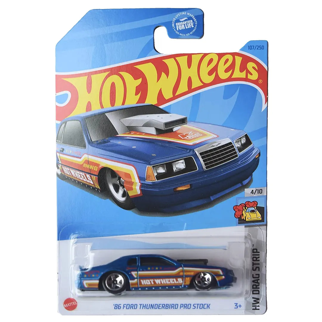 86 Ford Thunderbird Pro Stock - Drag Strip 4/10 - Hot Wheels