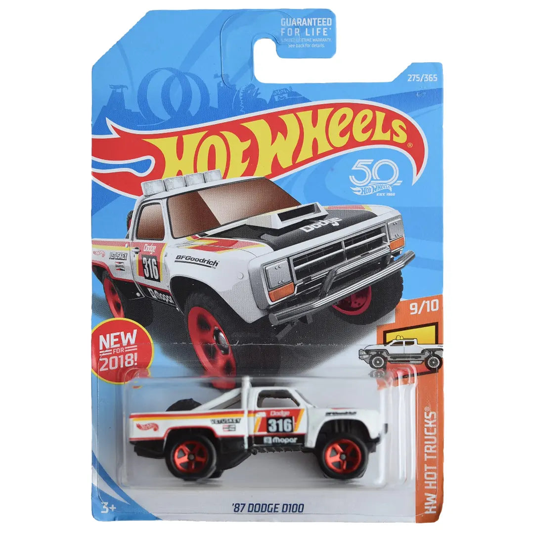 87 Dodge D100 - Hot Trucks 9/10 - Hot Wheels
