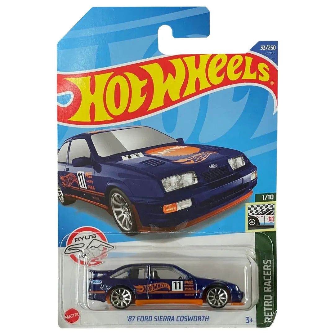 87 Ford Sierra Cosworth - Retro Racers 1/10 - Hot Wheels