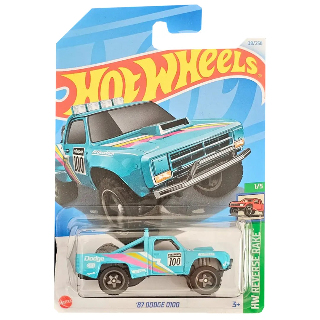 87 Dodge D100 - Reverse Rake 1/5 - Hot Wheels