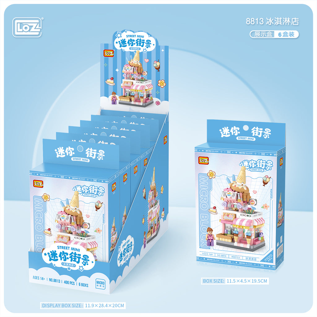Heladeria - Armables con Bloques - Micro Block - LOZ