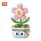 Flor Rosada - Armables con Bloques - Micro Block - LOZ