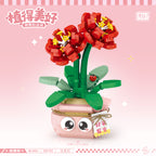 Rosa Roja - Armables con Bloques - Micro Block - LOZ