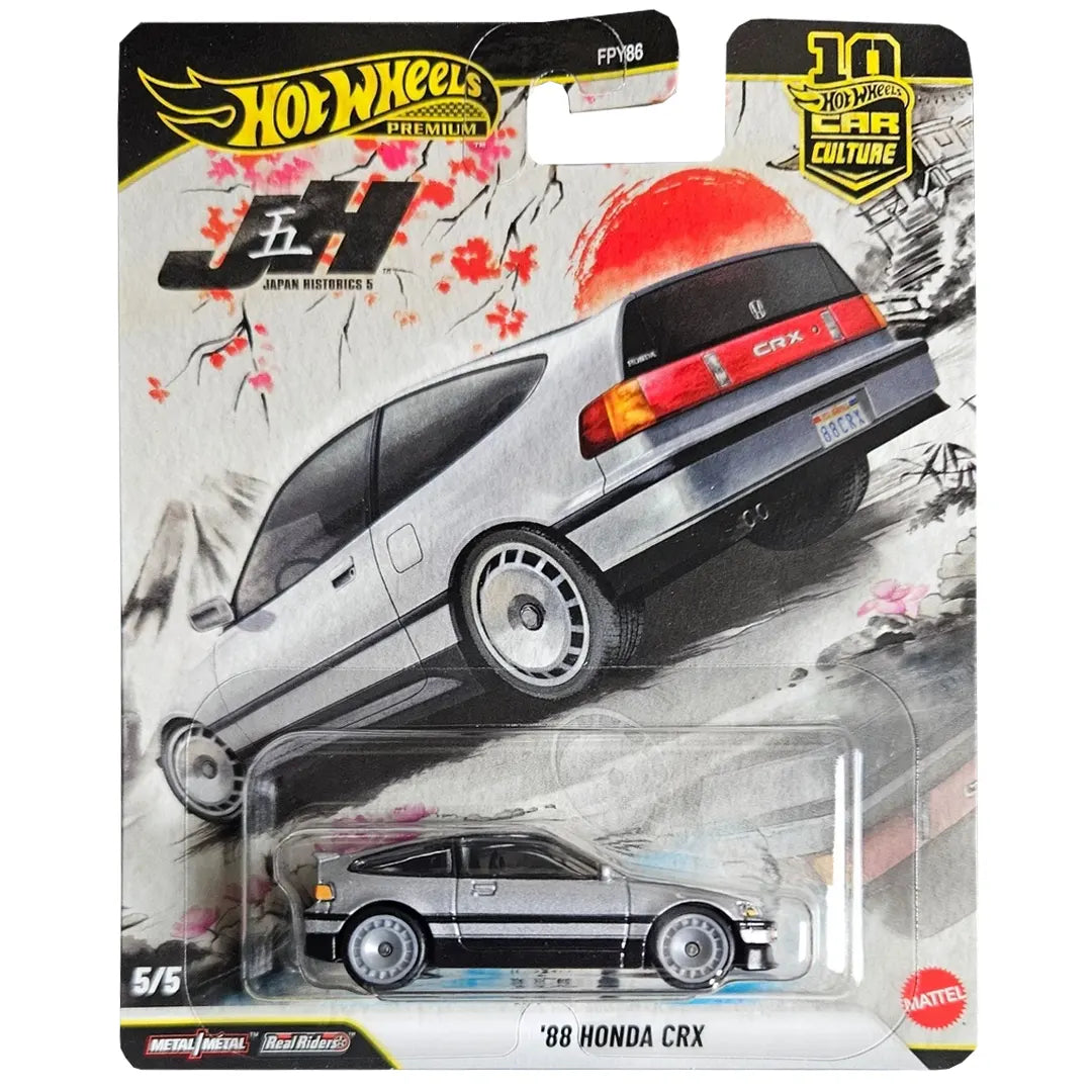 88 Honda CRX - Japan Historics 5 5/5 - Hot Wheels
