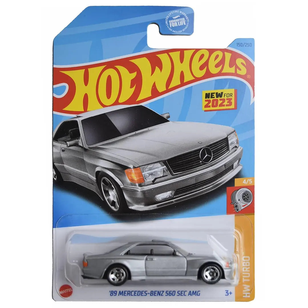 89 Mercedes Benz 560 Sec Amg - Turbo 4/5 - Hot Wheels