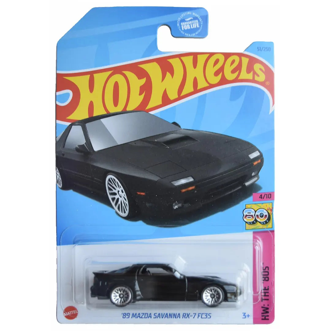 89 Mazda Savanna Rx-7 Fc3S - The 80s 4/10 - Hot Wheels