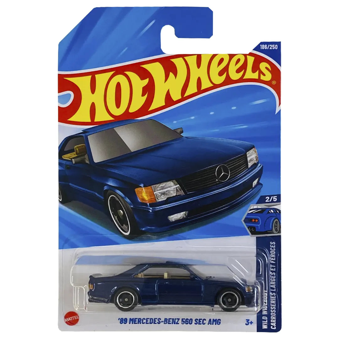89 Mercedes Benz 560 Sec Amg - Wild Widebody 2/5 - Hot Wheels