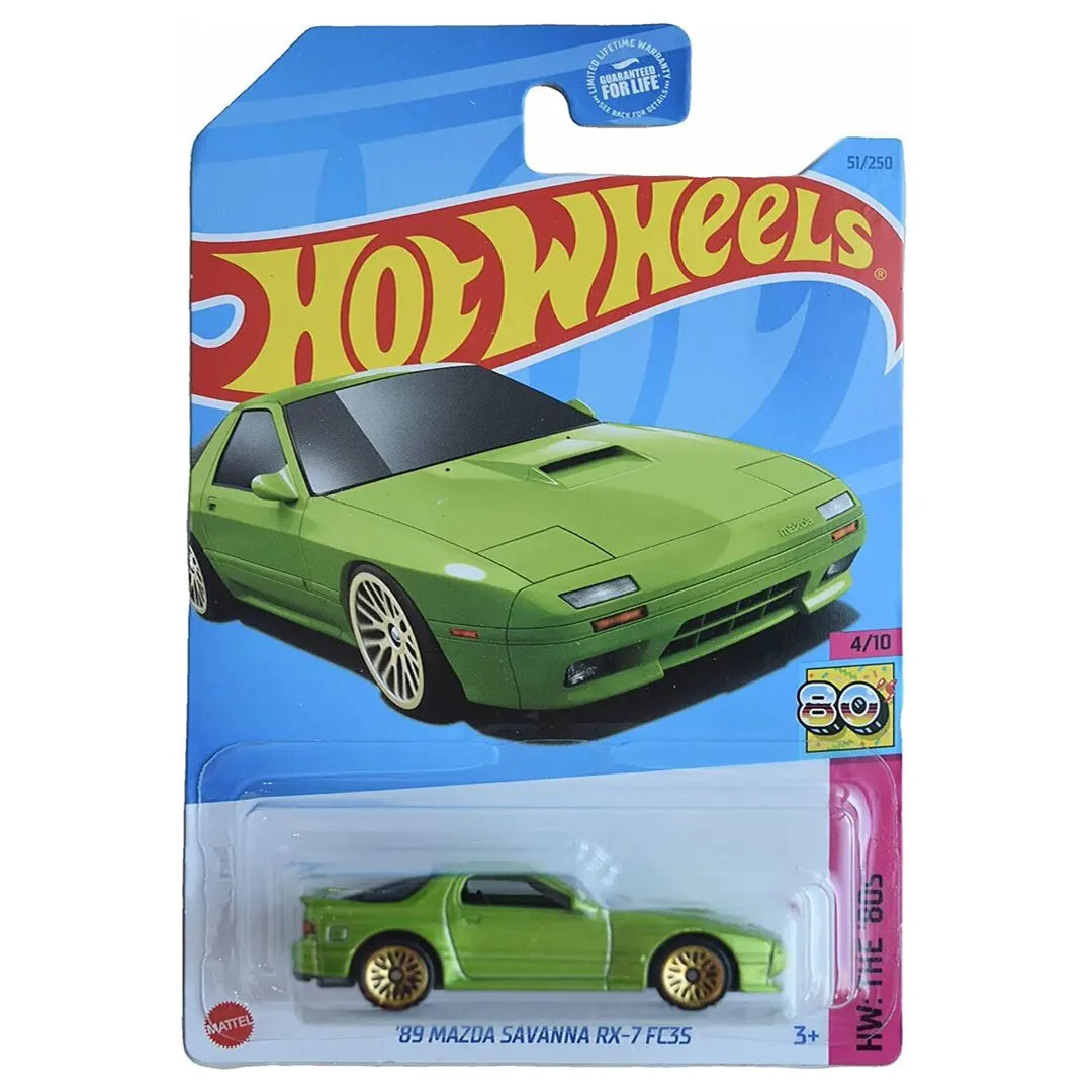 89 Mazda Savanna Rx-7 Fc3S - The 80s 4/10 - Hot Wheels