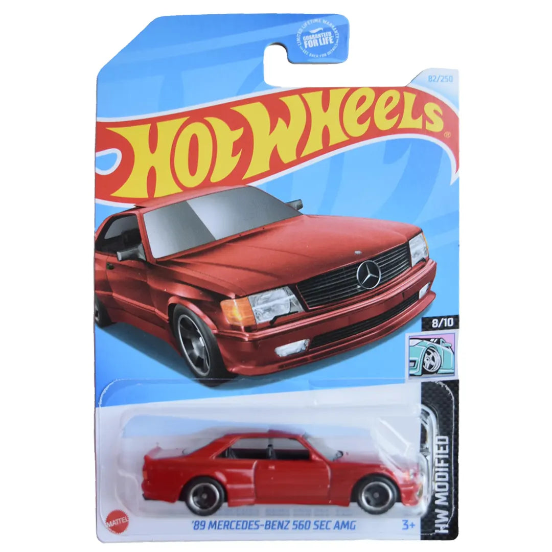 89 Mercedes Benz 560 Sec Amg - Modified 8/10 - Hot Wheels