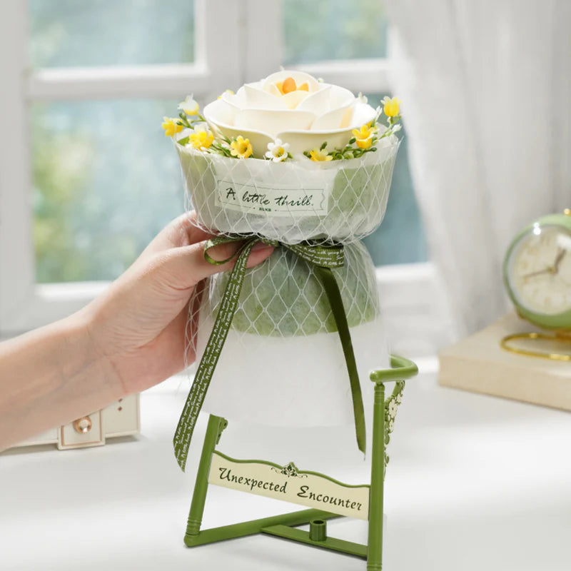 Ramo de Flores White Camellia - Maqueta Armable - ROKR