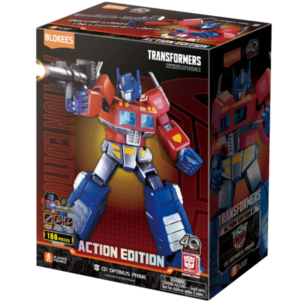 G1 Optimus Prime Action Edition - Model Kit Articulado - BLOKEES