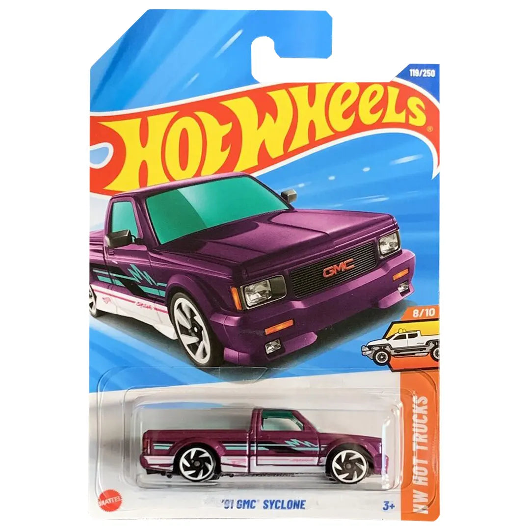 Hot Wheels '91 GMC Syclone Diecast Car - 1:64 Scale Collectible Vehicle - View #10